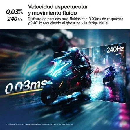 LG UltraGear 27GX704A-B Monitor Gaming OLED 27 pulg. QHD 240Hz LG UltraGear 27GX704A-B Monitor Gaming OLED 27 pulg. QHD 240Hz